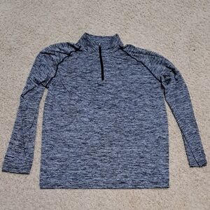 Under Armour Black and Gray HeatGear Pullover